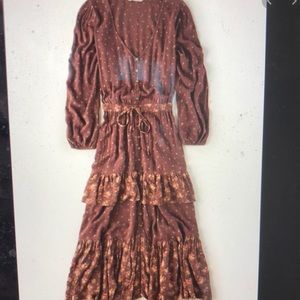 American Eagle tiered midi dress | XXL